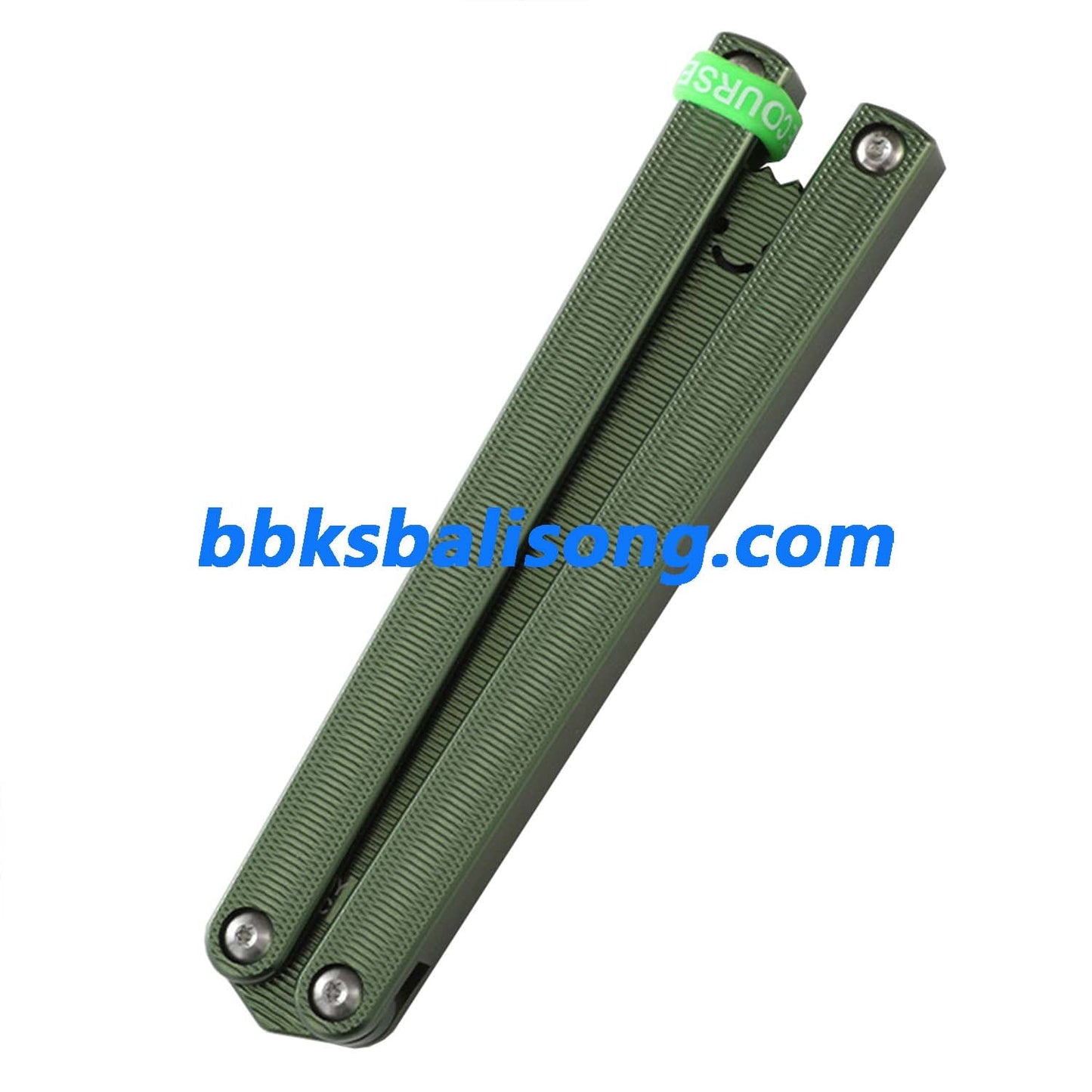 New Yuppie Squiddy-AL Balisong Clone 7075 Aluminum Glossy Handle