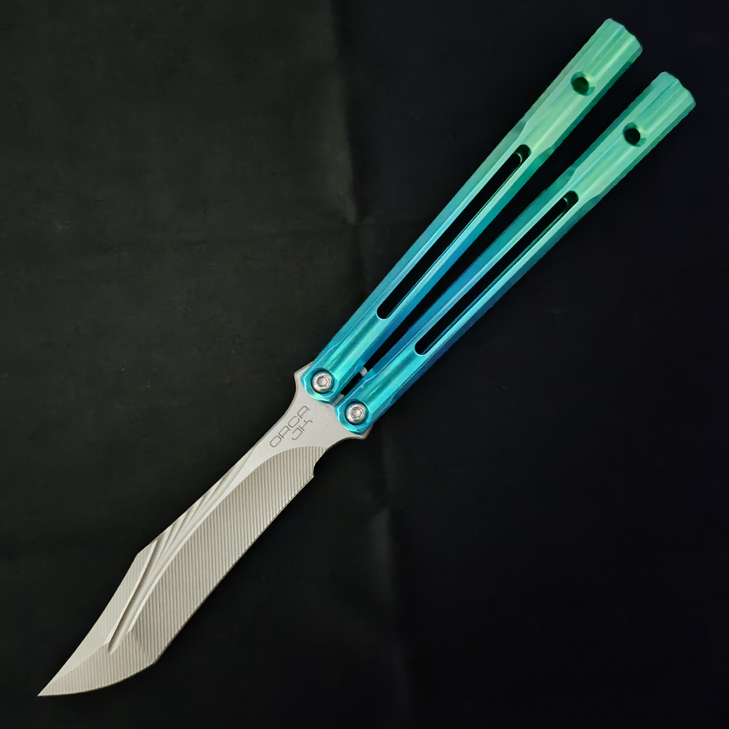 Baliplus Orca V2 Balisong Clone Titanium Handle