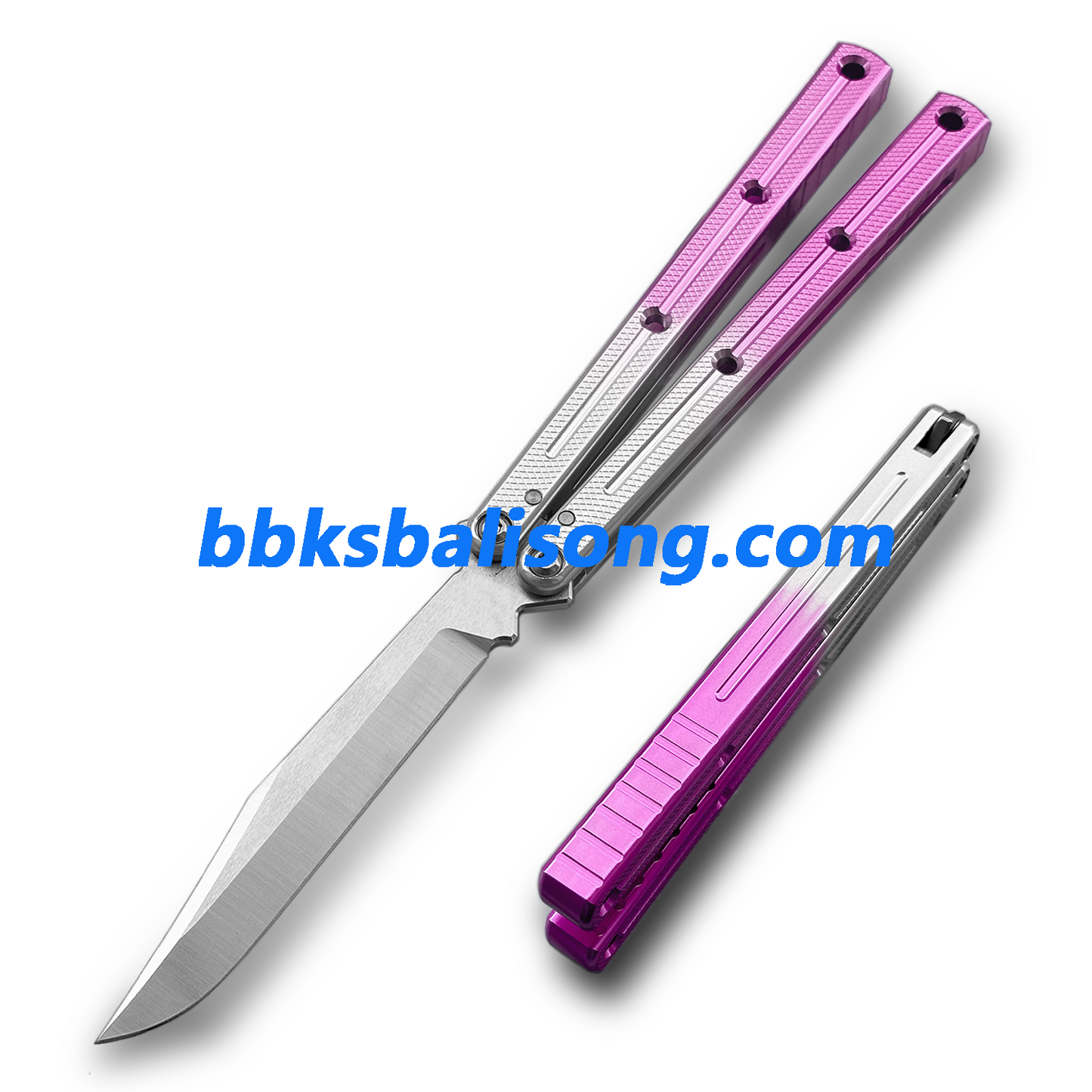 New Baliplus Kraken V3 Live Balisong Clone 7075 Glossy Handle