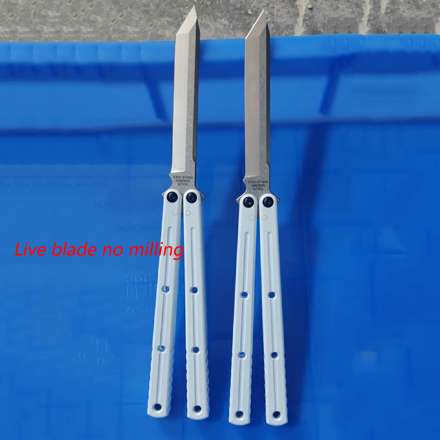 Cold Blade Krake Raken(Kraken) V3 Balisong Clone 7075 Aluminum Ceramic Coating Handle