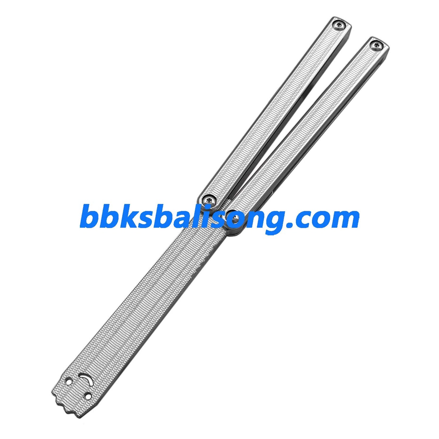 New Yuppie Squiddy-AL Balisong Clone 7075 Aluminum Glossy Handle