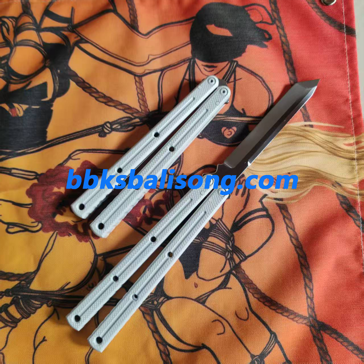 Cold Blade Krake Raken(Kraken) V3 Balisong Clone 7075 Aluminum Ceramic Coating Handle