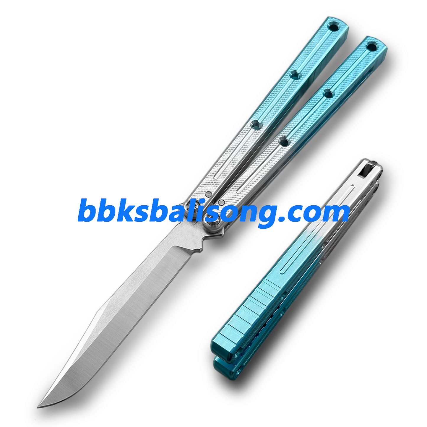 New Baliplus Kraken V3 Live Balisong Clone 7075 Glossy Handle
