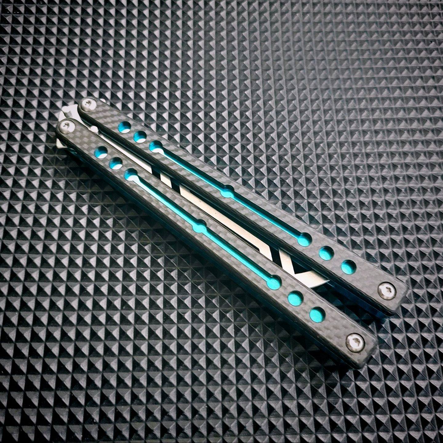 Baliplus Nautilus V2 Balisong Clone G10+7075 Aluminum Handle