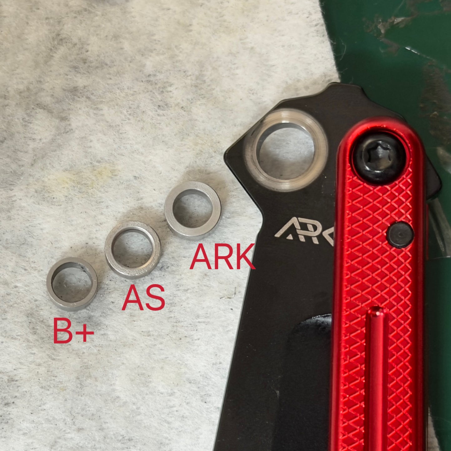ARK Knives Kraken V2.5 Balisong Clone 7075 Aluminum Speed Channel Handle