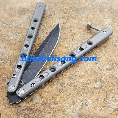 Theone Benchmade BM62 Balisong Clone Titanium Handle