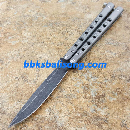 Theone Benchmade BM62 Balisong Clone Titanium Handle