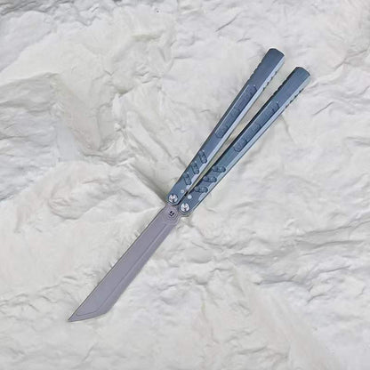 Titus Hex Balisong Clone 7075 Aluminum Handle Bushings System