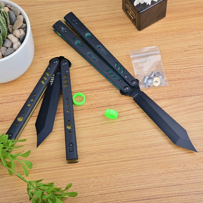 Titus Replicant Balisong Clone Titanium Lining