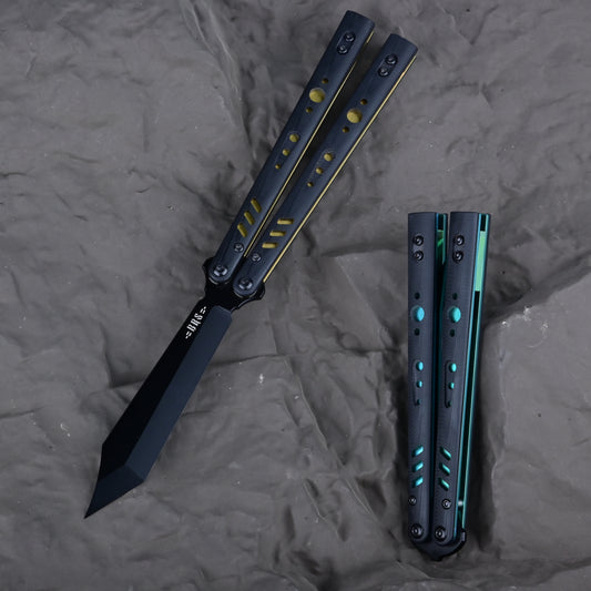Titus Replicant Balisong Clone Titanium Lining