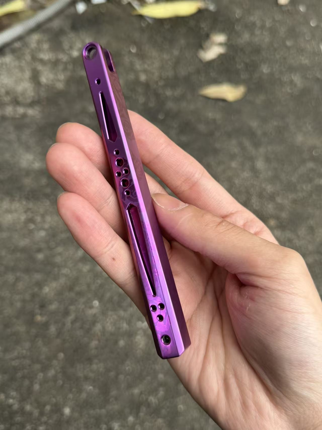 Zunmade Ryworx Ga Balisong Clone Titanium Handle