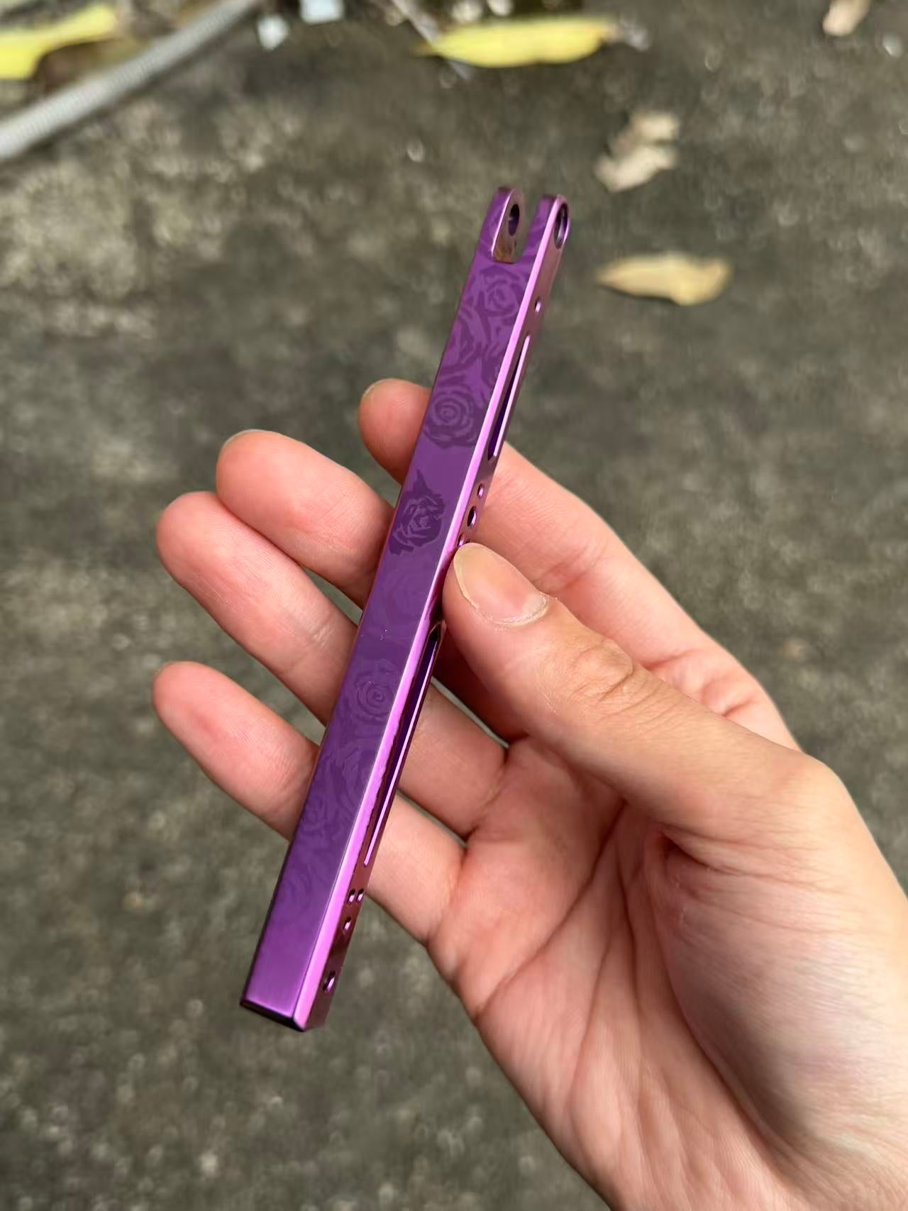 Zunmade Ryworx Ga Balisong Clone Titanium Handle