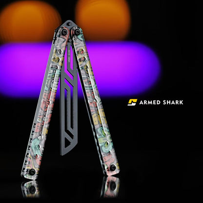 ARMED SHARK Nautilus V2 Balisong Clone