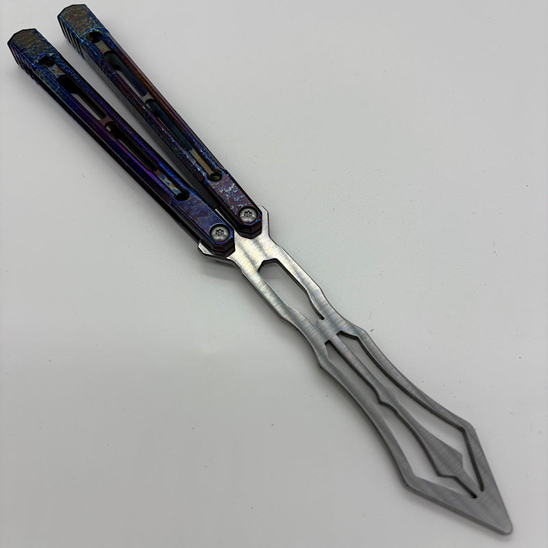 Theone Reaper Balisong Clone Titanium Handle