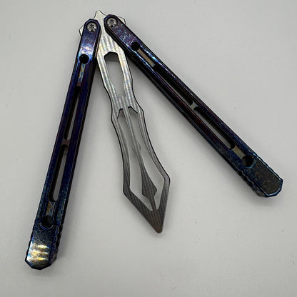 Theone Reaper Balisong Clone Titanium Handle