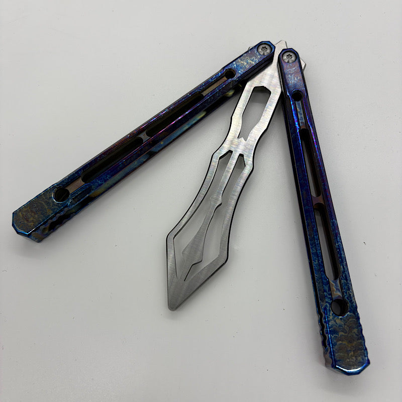 Theone Reaper Balisong Clone Titanium Handle