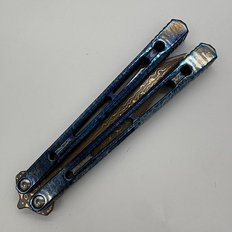 Theone Reaper Balisong Clone Titanium Handle
