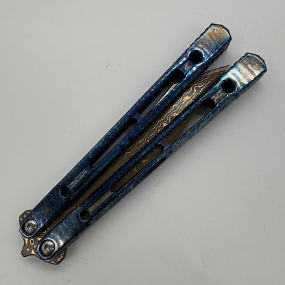 Theone Reaper Balisong Clone Titanium Handle