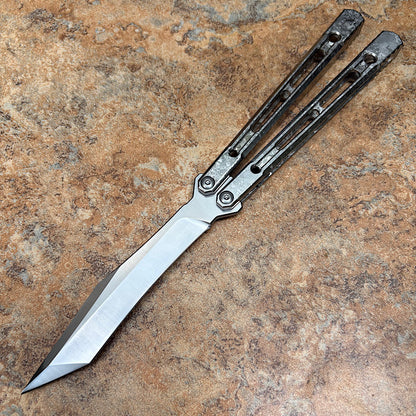Theone Reaper Balisong Clone Titanium Handle