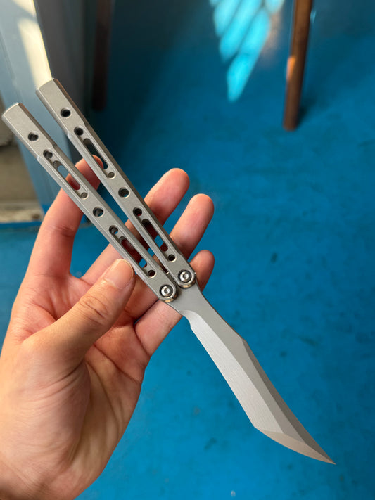 ZunMade Monarch V1 Balisong Clone Titanium Handle(Second Production)