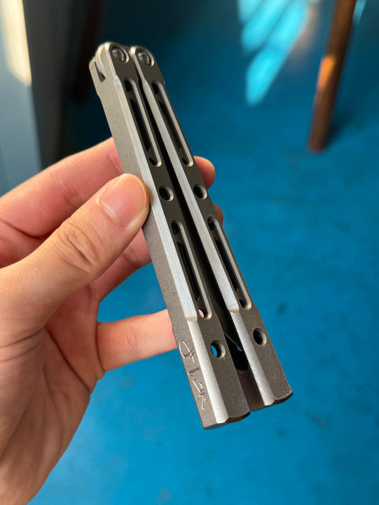 ZunMade Monarch V1 Balisong Clone Titanium Handle(Second Production)