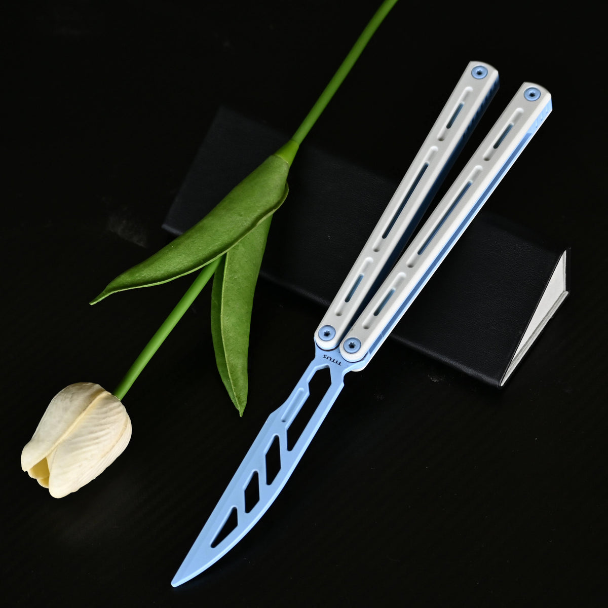 Titus Egrets Original Balisong Trainer G10+7075 Aluminum Handle