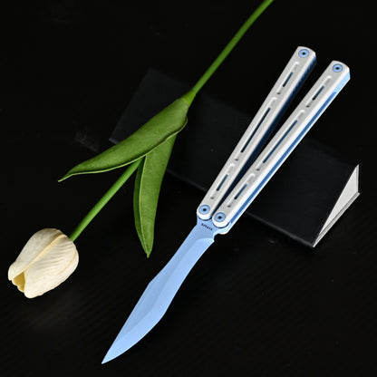 Titus Egrets Original Balisong Live Blade G10+7075 Aluminum Handle