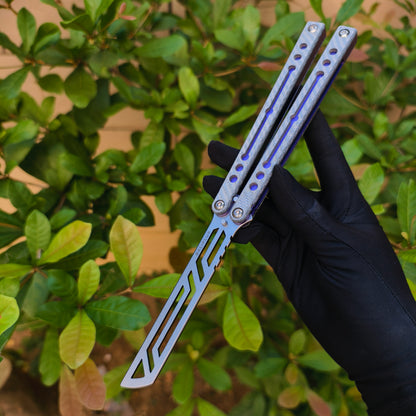 Baliplus Nautilus V1&V2 Balisong Clone G10+7075 Aluminum Handle