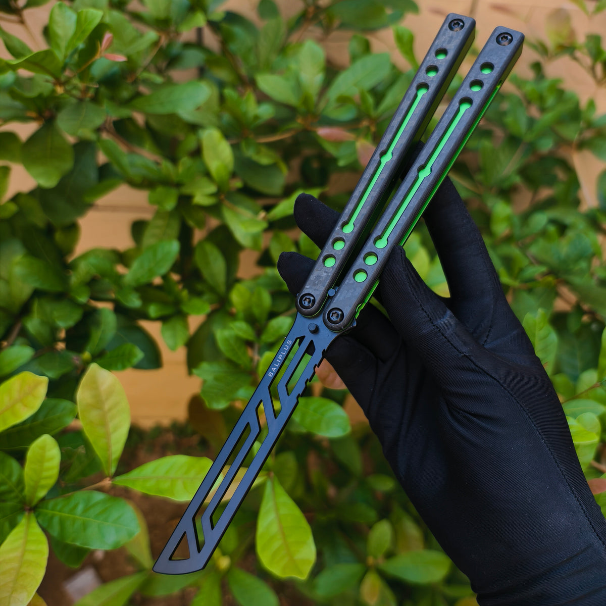 Baliplus Nautilus V1&V2 Balisong Clone G10+7075 Aluminum Handle