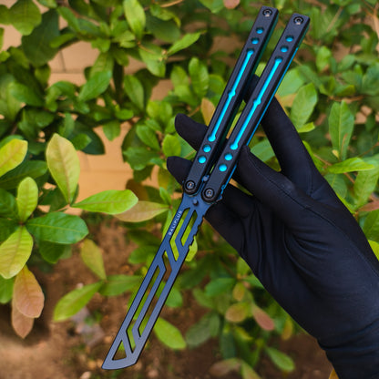 Baliplus Nautilus V1&V2 Balisong Clone G10+7075 Aluminum Handle