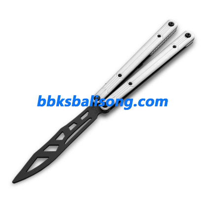Asgard Steel Cygnus V2 Balisong Stainless Steel Handle Bushings System