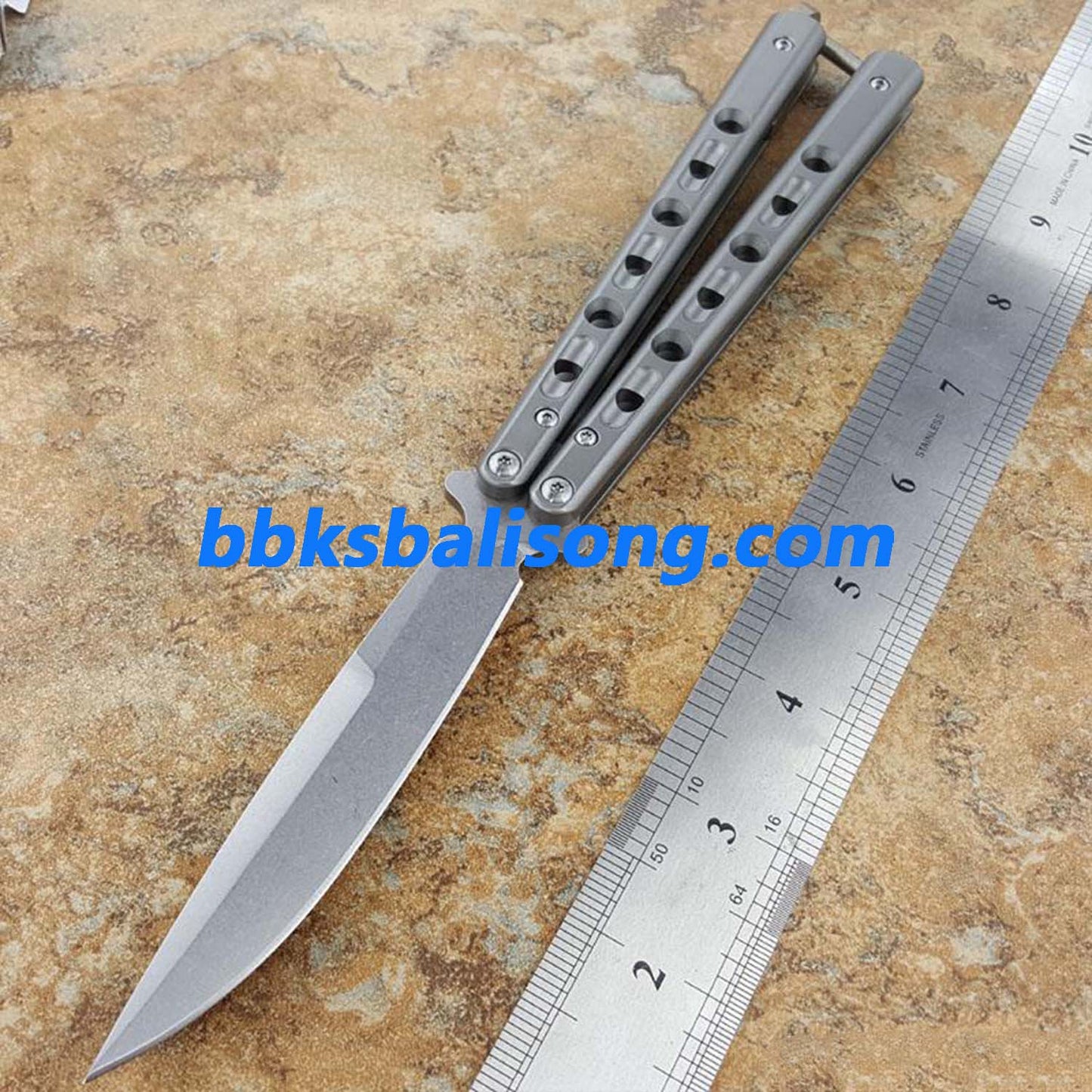 Theone Benchmade BM62 Balisong Clone Titanium Handle