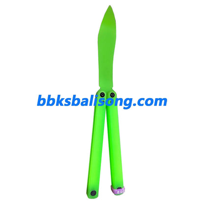 Yuppie Luminous Fluorescent Plastic Balisong