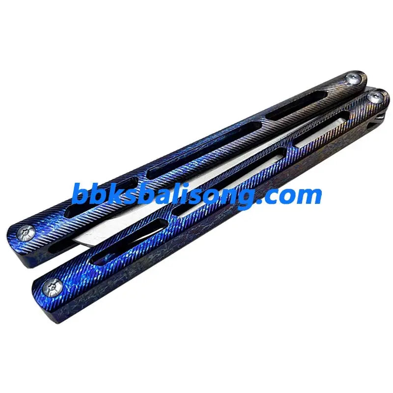 Theone Tsunami Balisong Clone Titanium Channel Handle BBKSbalisong