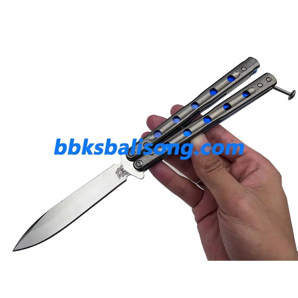 Theone Benchmade 51 (BM51) V6 Balisong Clone Titanium Handle Bushing System BBKSbalisong