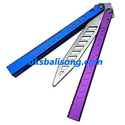 Theone Falcon Balisong 6061 Aluminum Handle Bushings System BBKSbalisong