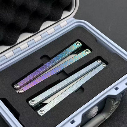 Baliplus Gaboon Balisong Clone Titanium Handle