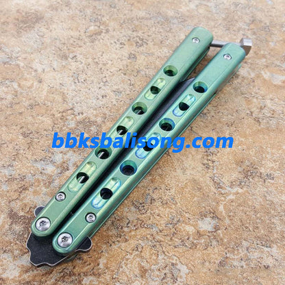 Theone Benchmade BM62 Balisong Clone Titanium Handle