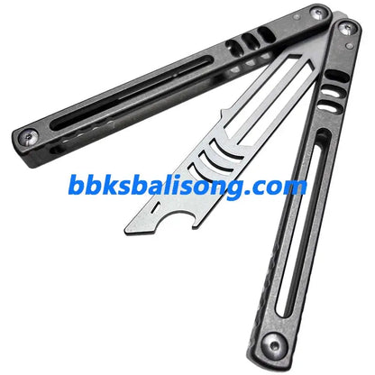 Theone Titanium Madko (Mad Mako) Balisong Trainer Clone BBKSbalisong