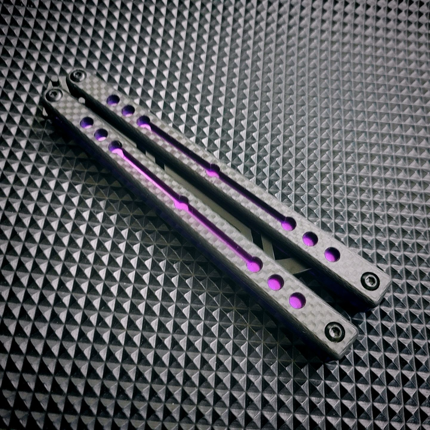 Baliplus Nautilus V2 Balisong Clone G10+7075 Aluminum Handle