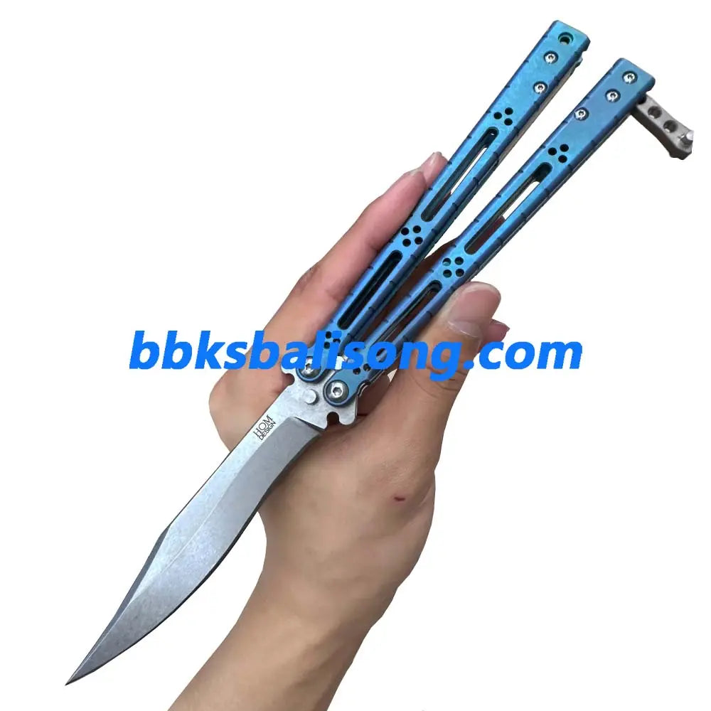 Theone Titanium HOM Basilisk Balisong Clone BBKSbalisong