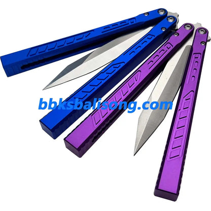 Theone Falcon Balisong 6061 Aluminum Handle Bushings System BBKSbalisong