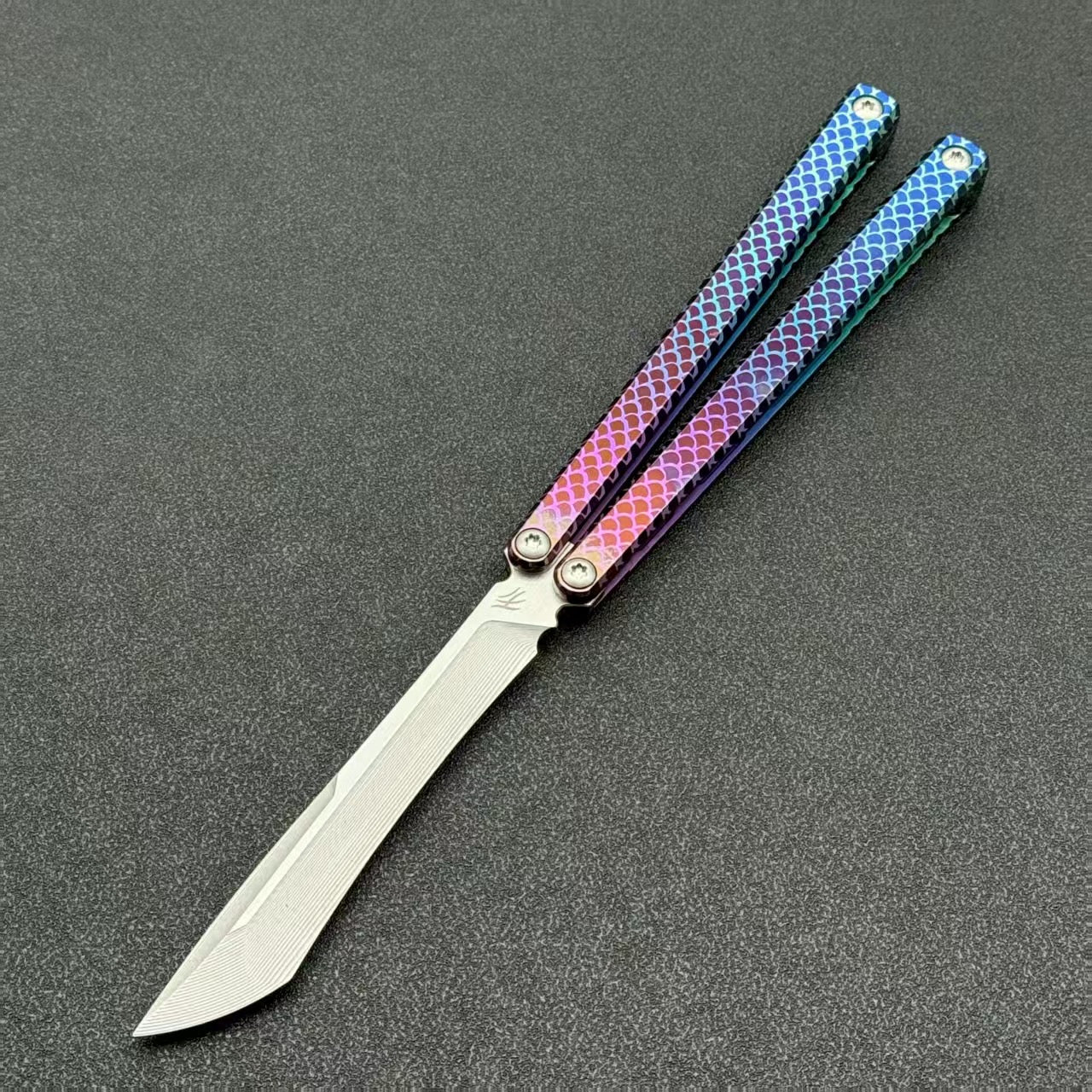 Baliplus Gaboon Balisong Clone Titanium Handle