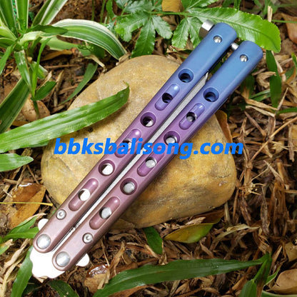 Theone Benchmade BM62 Balisong Clone Titanium Handle