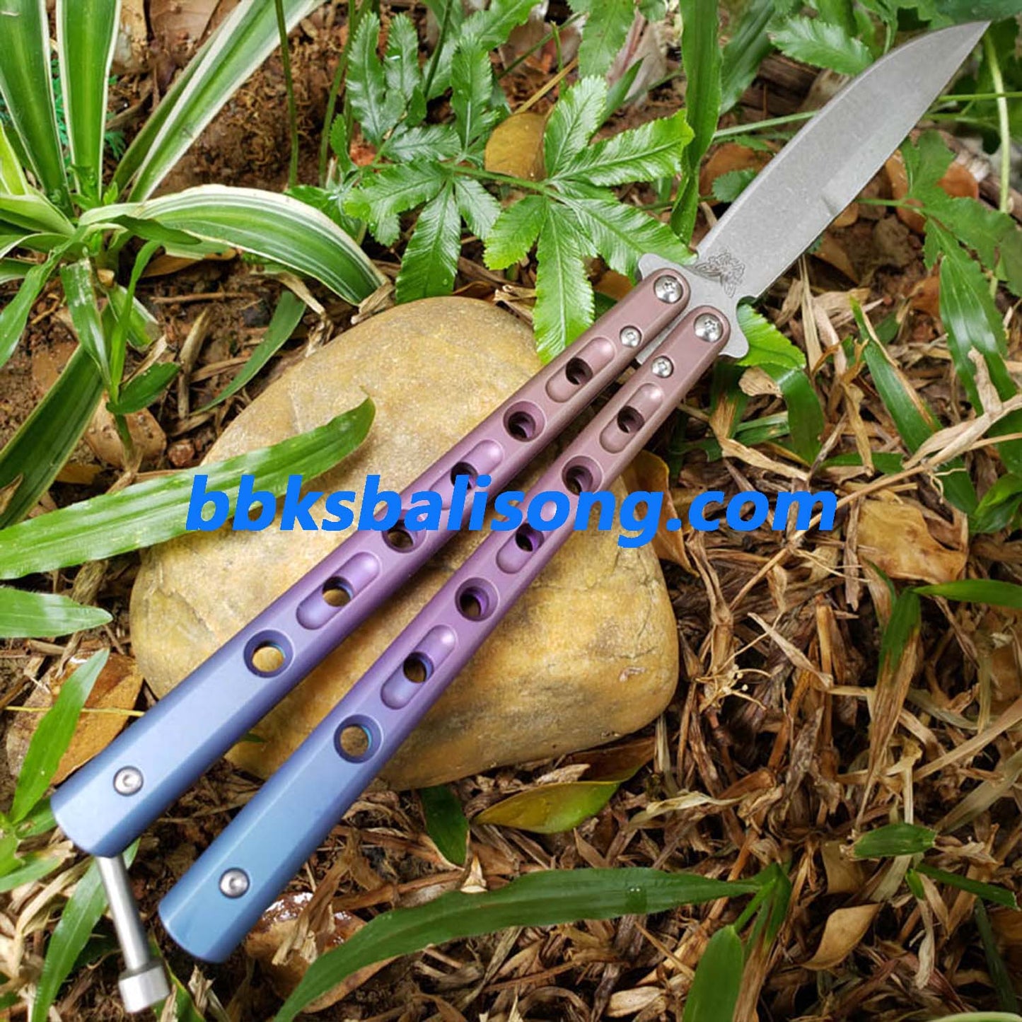 Theone Benchmade BM62 Balisong Clone Titanium Handle