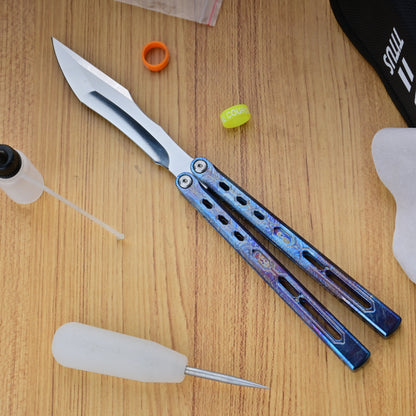 Titus Echo Original Balisong Titanium Handle