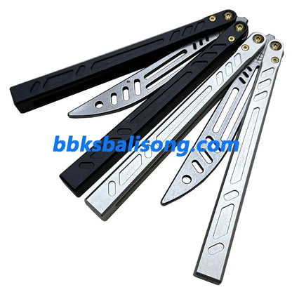 New Baliplus Barebones Balisong Clone 7075 Aluminum Channel Handle BBKSbalisong