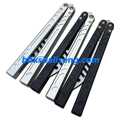 New Baliplus Barebones Balisong Clone 7075 Aluminum Channel Handle BBKSbalisong