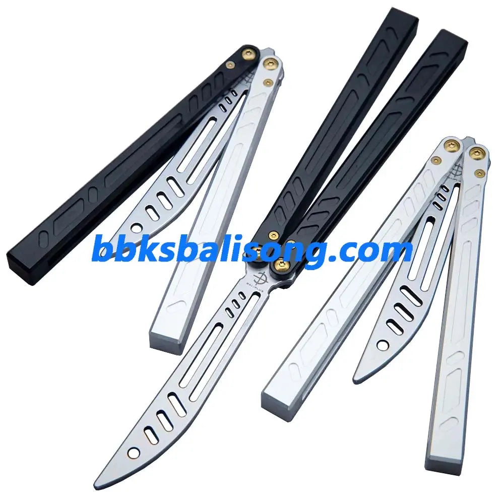 New Baliplus Barebones Balisong Clone 7075 Aluminum Channel Handle BBKSbalisong