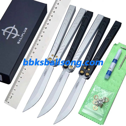 New Baliplus Barebones Balisong Clone 7075 Aluminum Channel Handle BBKSbalisong